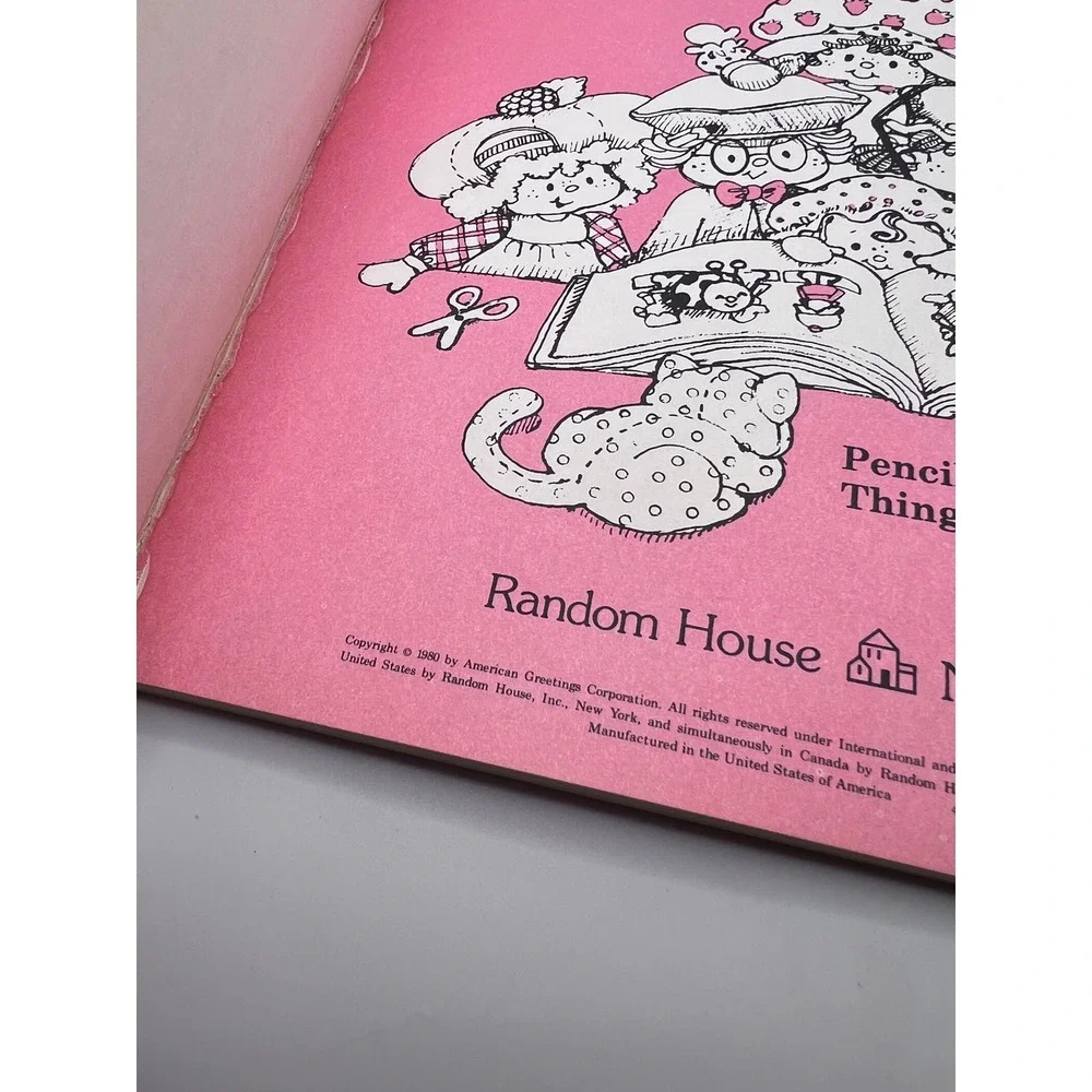 Strawberry Shortcake's Make-And-Do 1980 Activity Crafting Coloring Book Unused